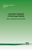 Line-Item Analysis of Earnings Quality 1601982127 Book Cover