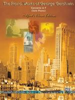 George Gershwin's Concerto in F for Piano and Orchestra: Two Pianos, Four Hands 0769241735 Book Cover