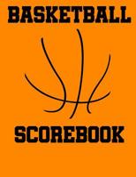 Basketball Scorebook: 50 Game Scorebook with Scoring by Quarters 1096656353 Book Cover
