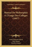 Manuel De Philosophie... 1273538633 Book Cover