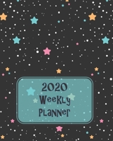 2020 Weekly Planner: An Organizer Diary with Self-Care, Goals, Victories, Vision Board, Financial Notes, US National Holidays, and Reflections Dated January to December for Men, Women, Kids - Starry S 1704079055 Book Cover