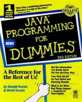 Java Programming for Dummies 0764501410 Book Cover