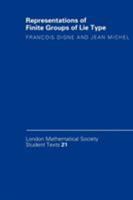 Representations of Finite Groups of Lie Type 1108722628 Book Cover
