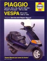 Piaggio (Vespa) Scooters, 1991-98 (Haynes Service and Repair Manuals) 1859604927 Book Cover
