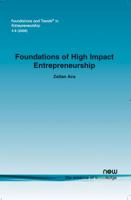 Foundations of High Impact Entrepreneurship 1601981422 Book Cover