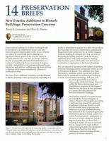 New Exterior Additions to Historic Buildings: Preservation Concerns: Preservation Concerns 0160858690 Book Cover