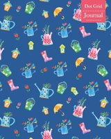 Dot Grid Journal: Notebook Planner with Spring Themed Cover Design 1708012826 Book Cover