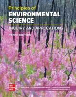 ISE Principles of Environmental Science 1265125996 Book Cover