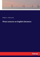 Three Lectures on English Literature 3337203183 Book Cover