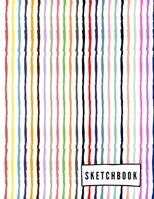 Sketch Book: Extra Large Notebook (8.5" X 11"), 150 Blank Pages: Practice Sketching, Drawing, Doodling, Painting and Writing 1697384196 Book Cover