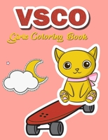 VSCO GIRLS COLORING BOOK: color quest coloring book for girls and scrunchies lovers like girls vsco B087R98VS5 Book Cover