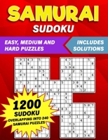 Samurai Sudoku: 1200 Challenging Puzzles for Adults Large Print B0BW27KRND Book Cover