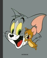 Notebook: Cartoon Tom and Jerry Soft Glossy Cover Graph Paper Pages Book 7.5 x 9.25 Inches 110 Pages 1692431323 Book Cover