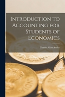 Introduction to Accounting for Students of Economics 1014365627 Book Cover