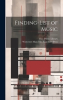 Finding-list of Music 1021110507 Book Cover