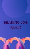 Reading Log Book - Color Interior - Title Page Numbers Main Topic Signature - Abstract Watercolor Dark Blue Multicolor 1715430506 Book Cover