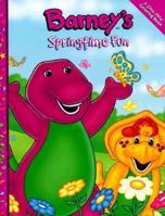 Barney's Springtime Fun (Dino-Mite Color and Activity Books) 1570644527 Book Cover