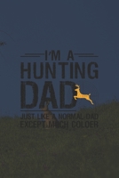 I'm A Hunting Dad Just Like A Normal Dad Except Much Coloer: Track and evaluate your hunting seasons For Species: Deer Turkeys Elk Rabbits Duck Fox And More Gifts. 110 Story Paper Pages. 6 in x 9 in C 170248579X Book Cover