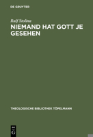 Niemand Hat Gott Je Gesehen: Traktat �ber Negative Theologie 3110168537 Book Cover