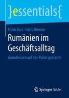 Rumänien Im Geschäftsalltag: Grundwissen Auf Den Punkt Gebracht 3658245026 Book Cover