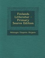 Finlands Litteratur 1023657236 Book Cover