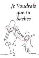 Je Voudrais que tu Saches: Mots du coeur (French Edition) B0FHPKF715 Book Cover