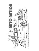 Auto Nation: A Coloring Book 0615934315 Book Cover