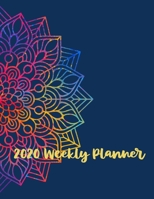 2020 Weekly Planner: Rainbow mandala 2020 organizer journal calendar gift for women men gifts goal planning notebook business gift busy mom organizer 1672100194 Book Cover