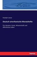 Deutsch-Amerikanische Monatshefte 3742892703 Book Cover