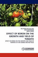 EFFECT OF BORON ON THE GROWTH AND YIELD OF TOMATO: EFFECT OF BORON ON THE GROWTH AND YIELD OF TOMATO CV'S RIO GRAND AND RIO FIGUE 3844307001 Book Cover