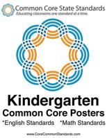 Kindergarten Common Core Posters 1479112038 Book Cover