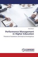 Performance Management in Higher Education: Theoretical Foundations and Empirical Investigations 3659594628 Book Cover