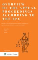 Overview of the Appeal Proceedings According to the Epc 940352085X Book Cover