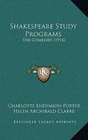 Shakespeare Study Programs the Comedies 1013548086 Book Cover