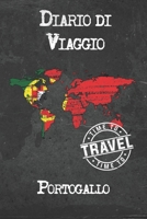 Diario di Viaggio Portogallo: 6x9 Diario di viaggio I Taccuino con liste di controllo da compilare I Un regalo perfetto per il tuo viaggio in Portogallo e per ogni viaggiatore 1675038317 Book Cover