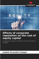 Effects of corporate reputation on the cost of equity capital 6207779908 Book Cover