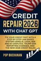 Credit Repair 2026 with ChatGPT: Fix Your Credit Fast with a Step-by-Step Law-Based System Using AI, Legal 609 and 611 Disputes, Trump-Era Reporting Changes, and the New 2026 Credit Rules B0G56RD76K Book Cover