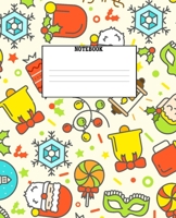 Notebook: You'll feel the Christmas spirit with this festive journal! 1692630245 Book Cover