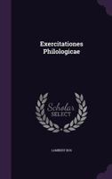 Exercitationes Philologicae 1246596822 Book Cover