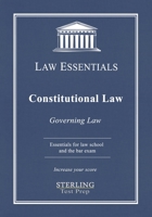 Constitutional Law, Law Essentials: Governing Law for Law School and Bar Exam Prep 1954725078 Book Cover