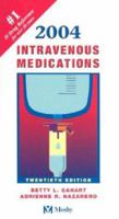 2004 Intravenous Medications Handheld Software Pda 2004: A Handbook For Nurses And Allied Health Professionals 0323024130 Book Cover