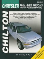 Chilton Chrysler Full-Size Trucks 1997-01 Repair Manual: Covers All U.S. and Can 1563926989 Book Cover