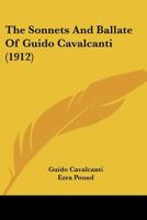 The Sonnets and Ballate of Guido Cavalcanti 1015469051 Book Cover