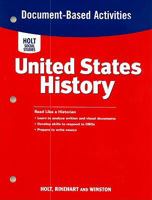 United States History: Document-Based Question Activities 0030412374 Book Cover