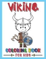 Viking Coloring Book For Kids: Fun and Easy Norse Mythology Children Coloring Book with Dragon, Knight, Food, Weapon and More B08SBDX8JL Book Cover