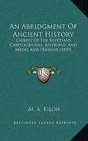 An Abridgment of Ancient History 1165310546 Book Cover