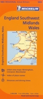 Wales/West Country/Midlands (Maps/Regional (Michelin)) 2067175017 Book Cover