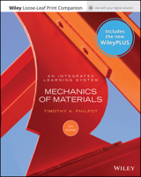 Mechanics of Materials: An Integrated Learning System, 4e WileyPLUS Next Gen Card with Loose-Leaf Print Companion Set 1119498082 Book Cover