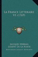 La France Litteraire V1 (1769) 1166200760 Book Cover