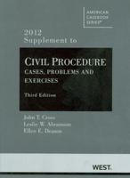 Civil Procedure, Cases, Problems and Exercises, 2012 Supplement 031428155X Book Cover
